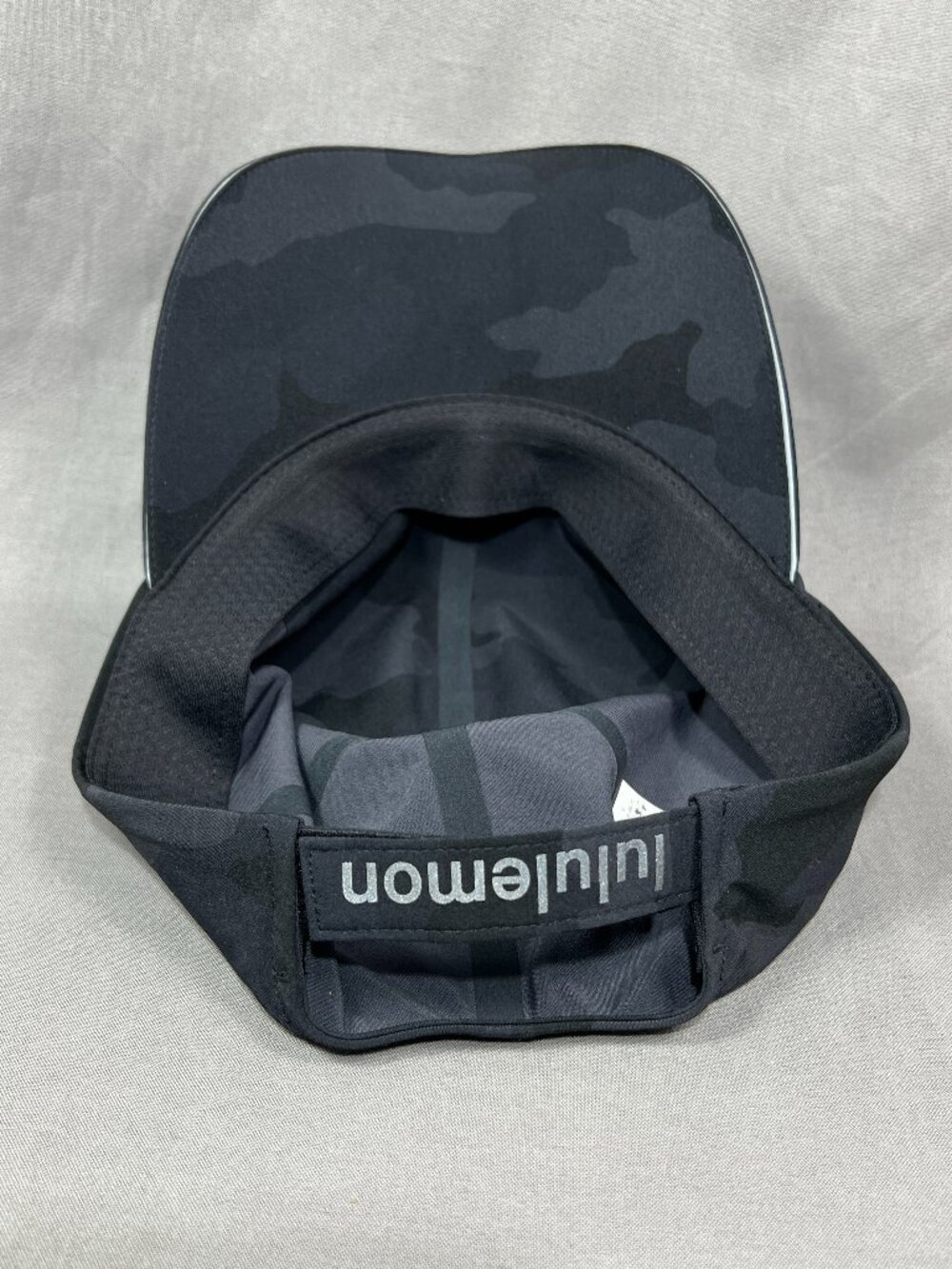 Lululemon Strapback Hat Navy Camouflage Running Golf Athletic Training Dad Mens - Picture 14 of 16